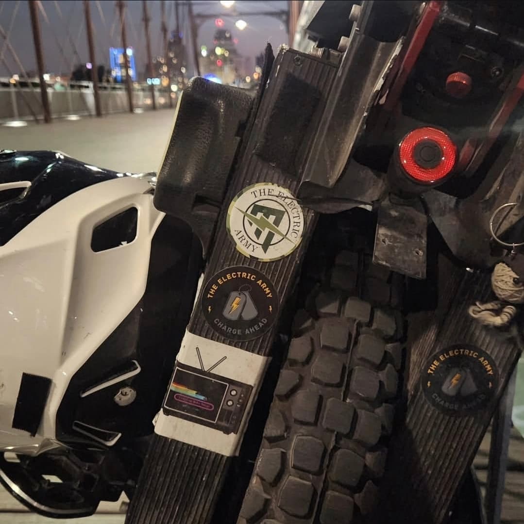 John B. and his electric unicycle